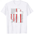 American Flag Cross Design Classic T-Shirt