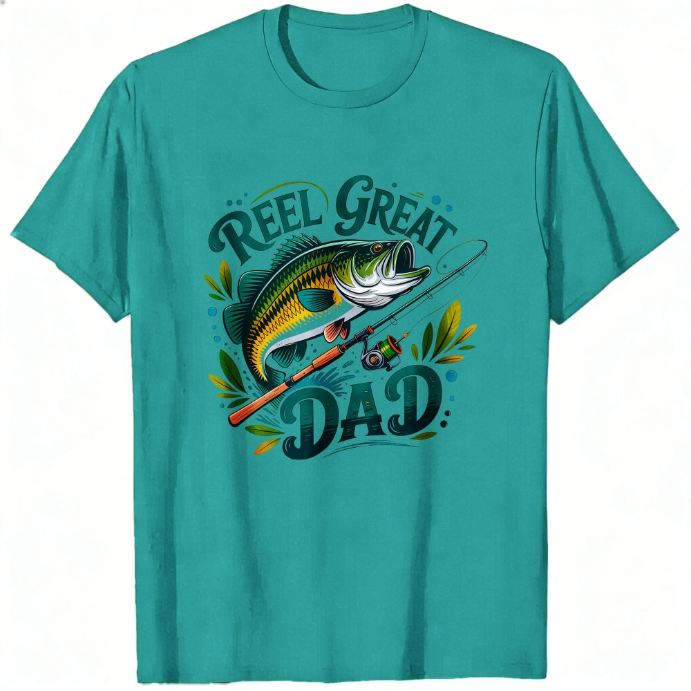 Fishing Theme Classic T-Shirt Reel Great Dad