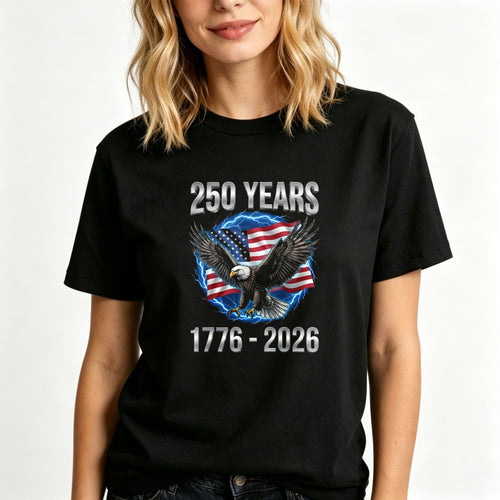 American Eagle Flag 250 Years 1776 2026 Classic T-Shirt