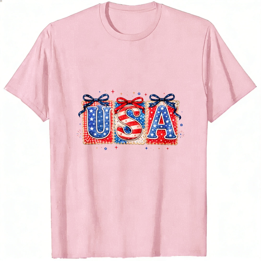 Patriotic Usa Flag Design Classic T-Shirt