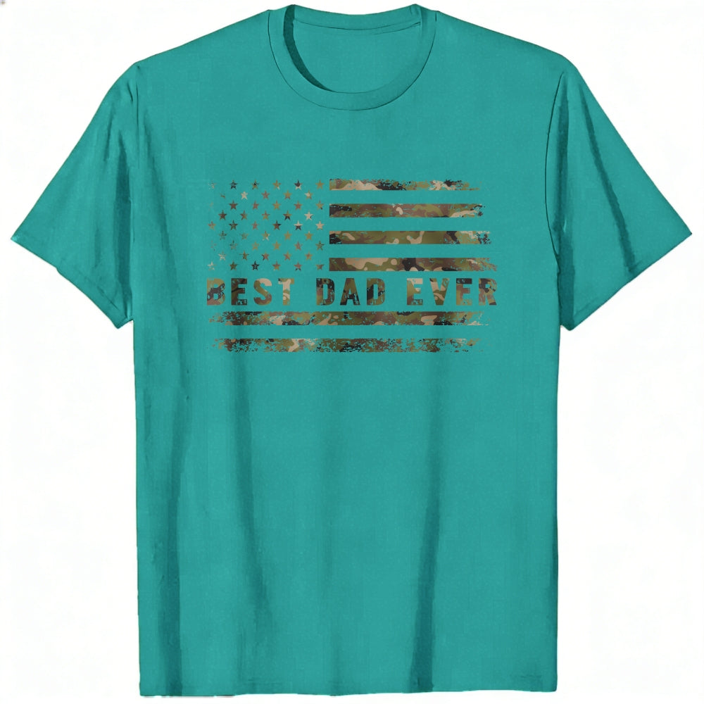 American Flag Camo Best Dad Ever Classic T-Shirt