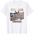 Patriotic American Flag Eagle 250th Anniversary Classic T-Shirt