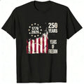 Patriotic American Flag Design Classic T-Shirt 250 Years Of Freedom 1776 2026