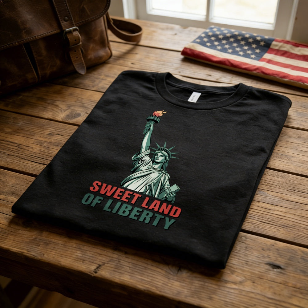 American Iconic Design Classic T-Shirt Sweet Land Of Liberty