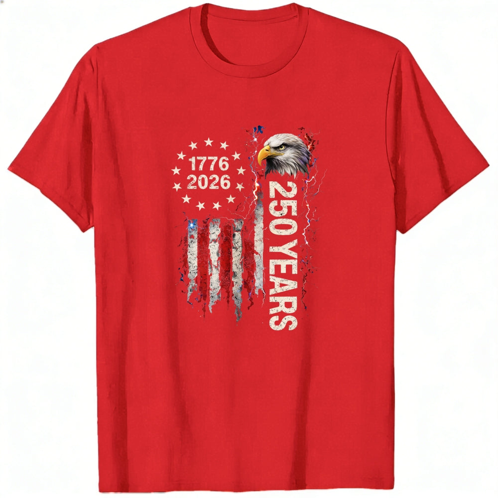 Patriotic American Flag Eagle 1776 2026 250 Years Classic T-Shirt