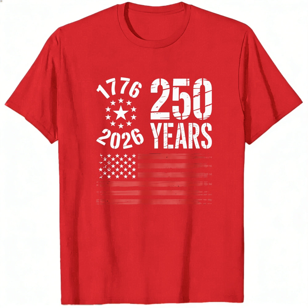 Patriotic American Flag 1776 2026 250 Years Classic T-Shirt