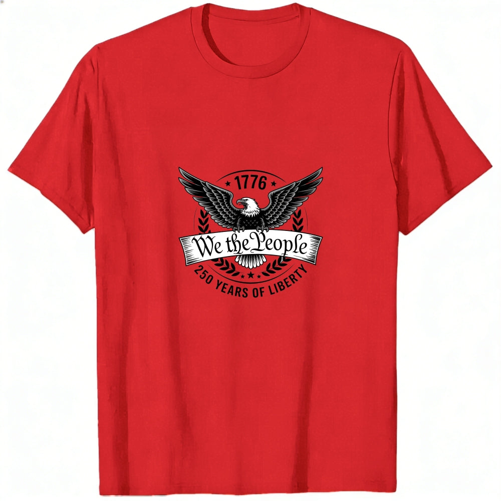 American Eagle Design Classic T-Shirt We The People 1776 Liberty Theme