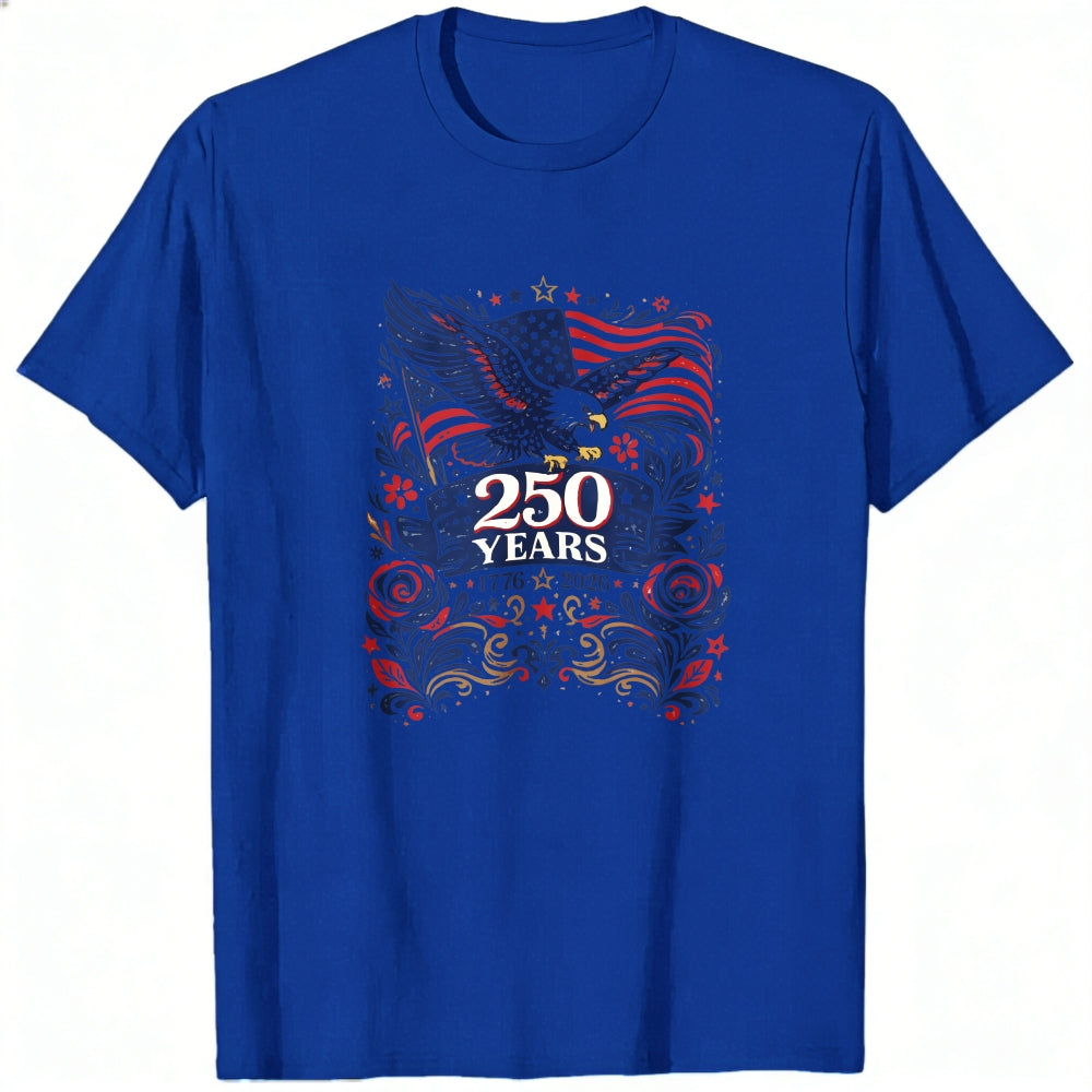 Patriotic American Eagle Design Classic T-Shirt 250 Years 1776 To 2026 Celebration
