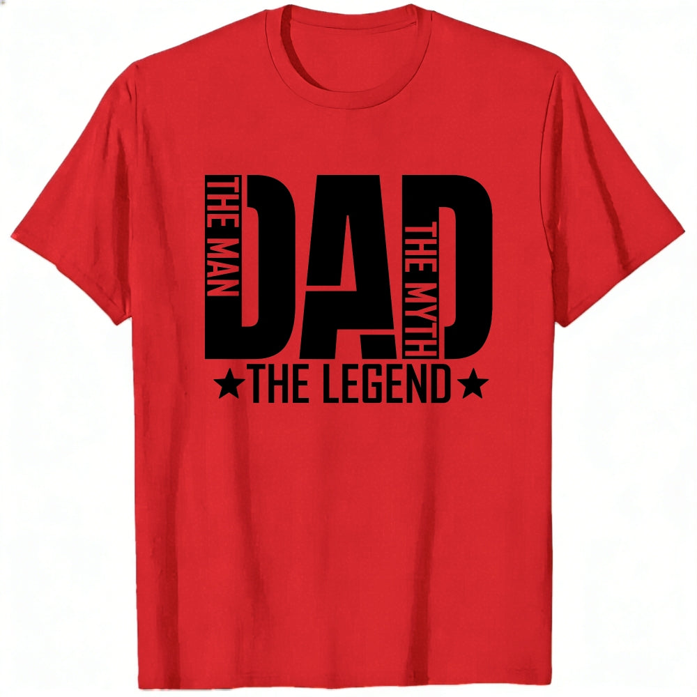Casual Style Classic T-Shirt Dad The Man The Myth The Legend