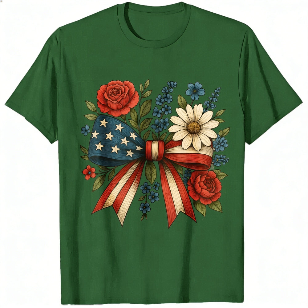 Patriotic American Flag Wings 250 Years Of Freedom 1776 2026 Classic T-Shirt