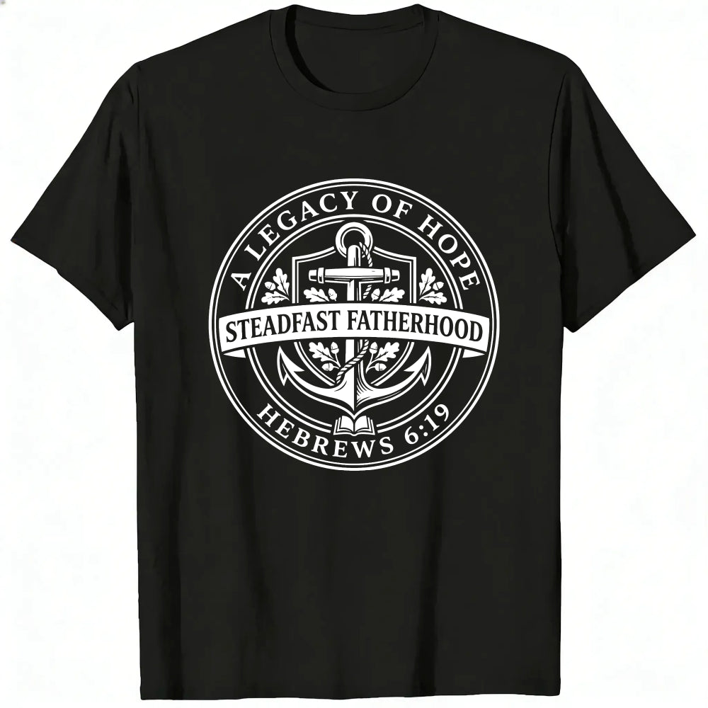 Black Classic T-Shirt A Legacy Of Hope Steadfast Fatherhood Hebrews 619