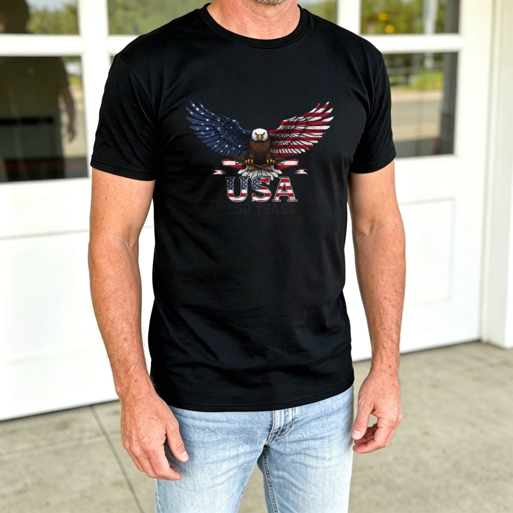 Patriotic Eagle Usa Flag Classic T-Shirt