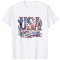 Patriotic American Flag Design Classic T-Shirt Usa 250 Years Of Freedom
