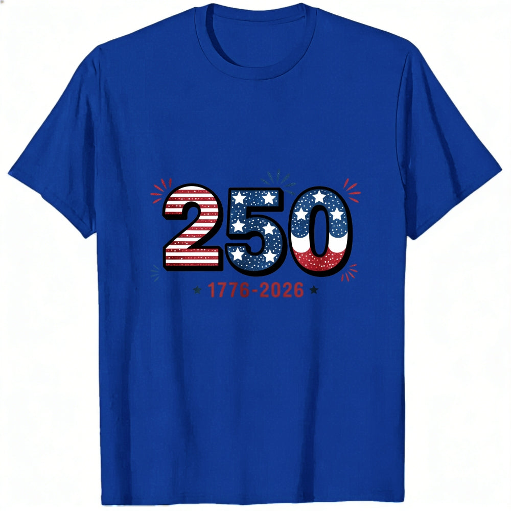 Patriotic American Flag 250th Anniversary Classic T-Shirt