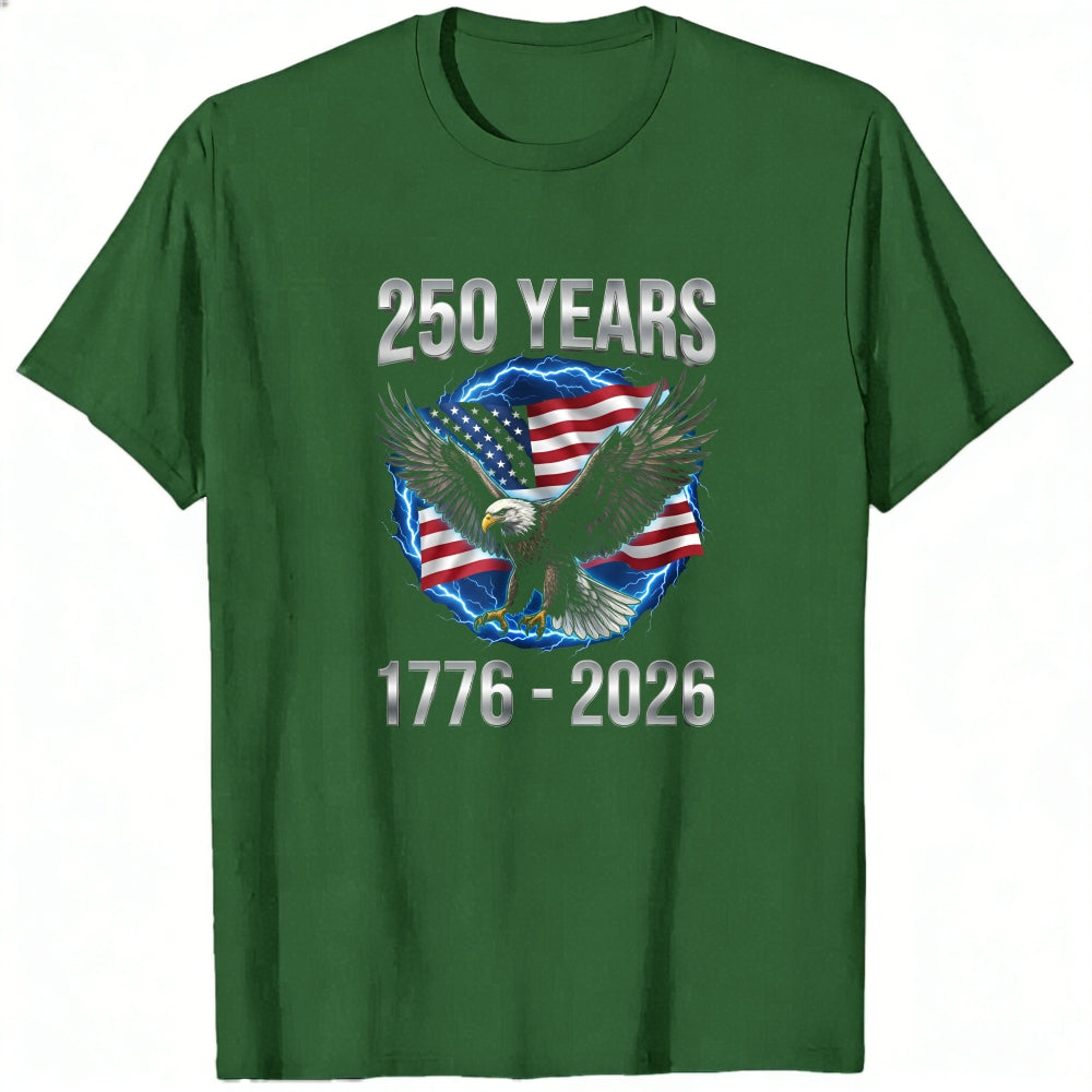 American Eagle Flag 250 Years 1776 2026 Classic T-Shirt