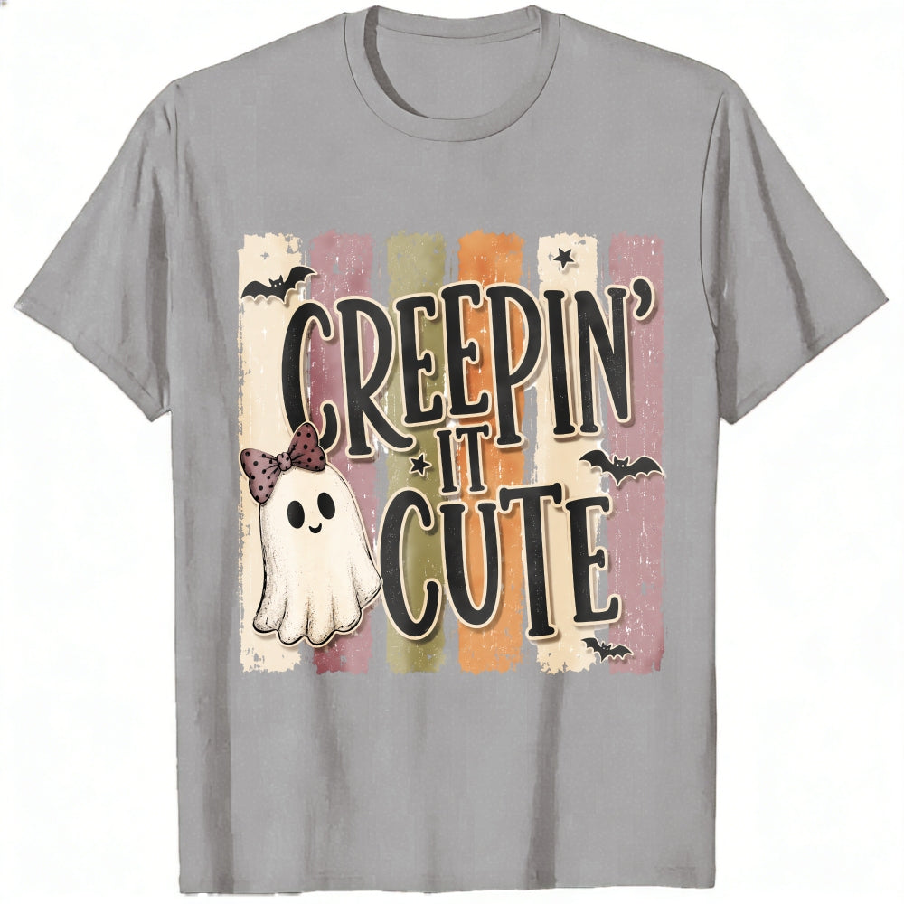 Cute Ghost Creepin It Cute Halloween Classic T-Shirt