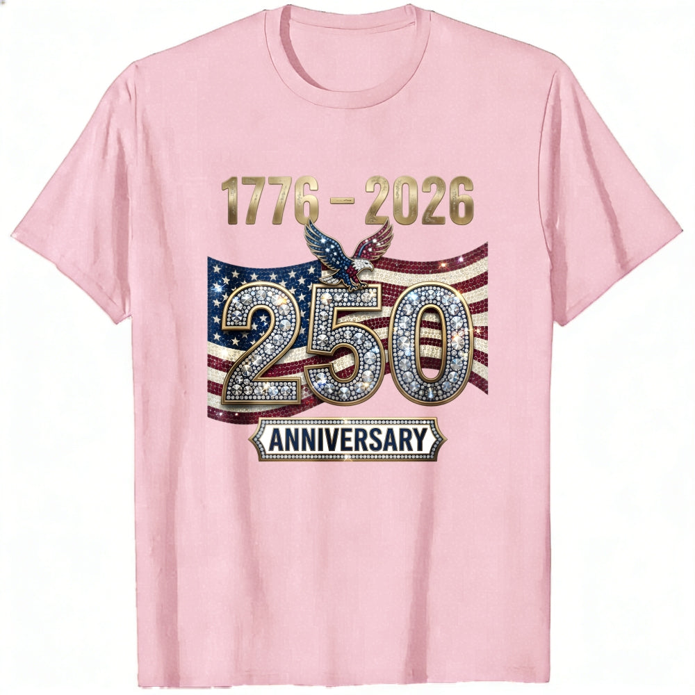 Patriotic American Flag Eagle 250th Anniversary Classic T-Shirt