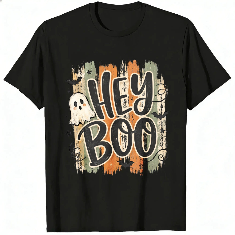 Halloween Funny Hey Boo Ghost Classic T-Shirt