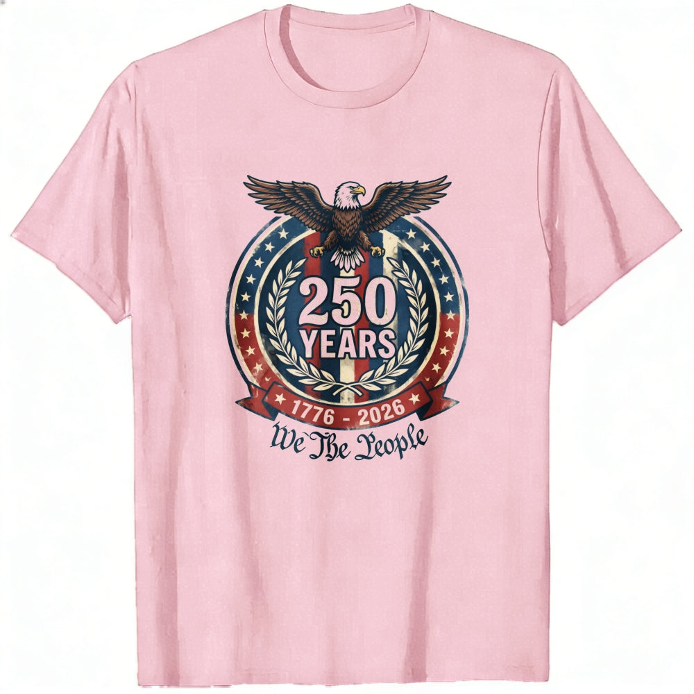 Patriotic Eagle Emblem Classic T-Shirt 250 Years America Independence Day Celebration