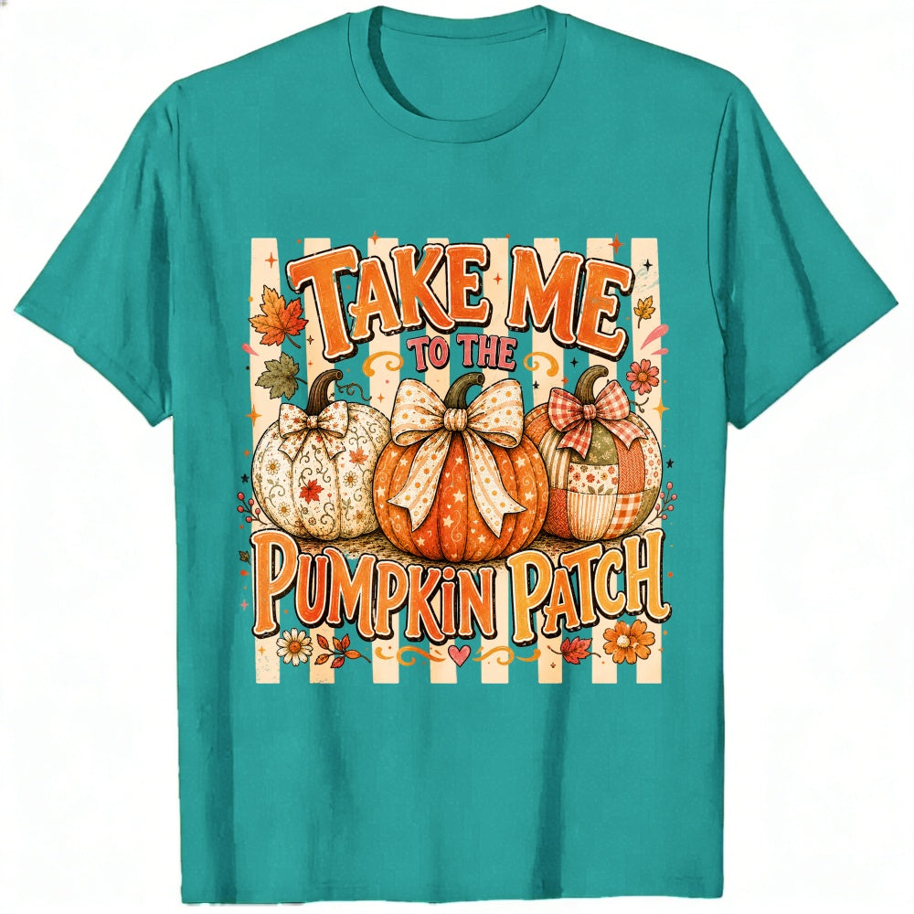Fall Autumn Take Me To The Pumpkin Patch Classic T-Shirt