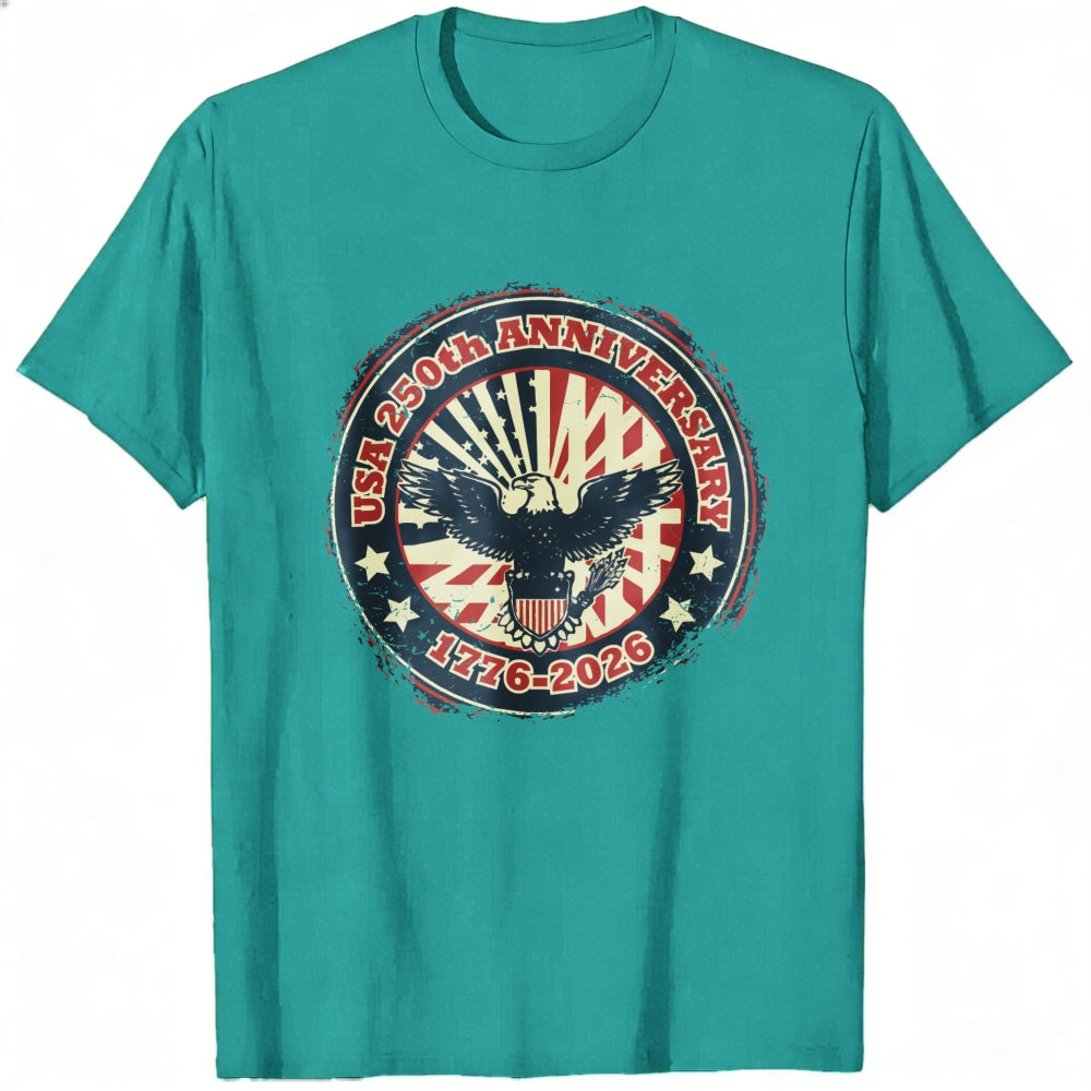 American Eagle Patriotic Design Classic T-Shirt 250th Anniversary 1776 2026
