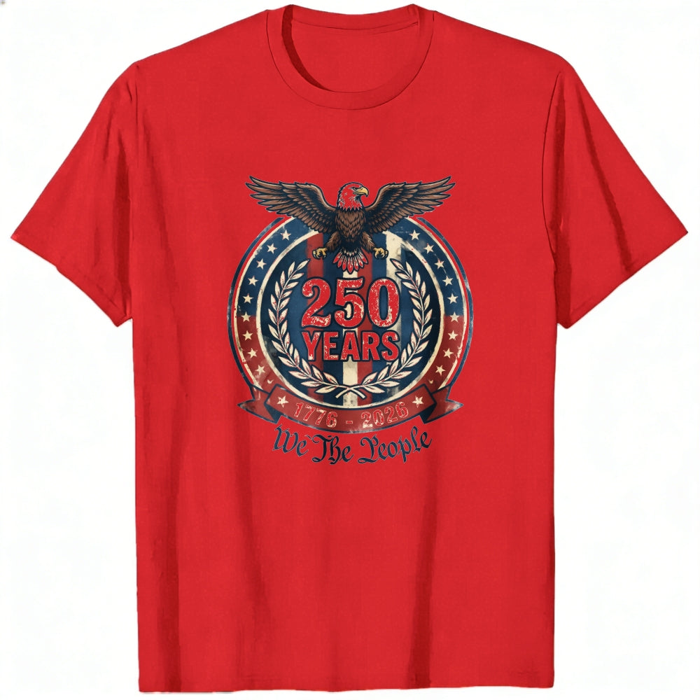 Patriotic Eagle Emblem Classic T-Shirt 250 Years America Independence Day Celebration
