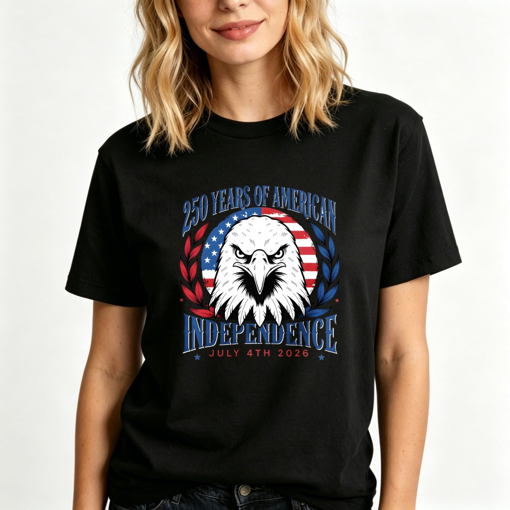Patriotic Eagle American Flag Classic T-Shirt 250 Years Of American Independence July 4th 2026