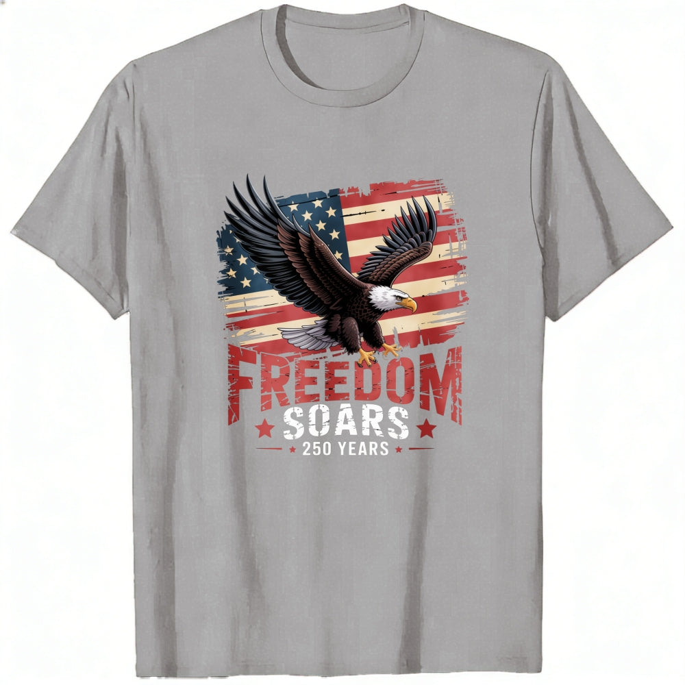 Patriotic Eagle American Flag Classic T-Shirt Freedom Soars 250 Years
