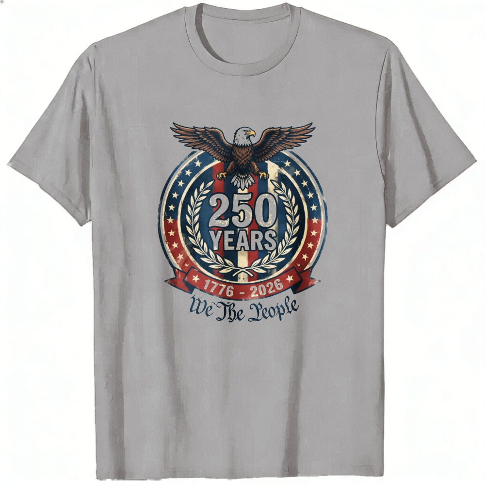 Patriotic Eagle Emblem Classic T-Shirt 250 Years America Independence Day Celebration