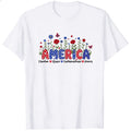 Patriotic Floral America Classic T-Shirt