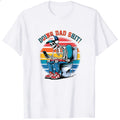 Funny Skeleton Dad On Toilet Classic T-Shirt Doing Dad Shit