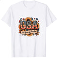 Patriotic Floral Design Classic T-Shirt Usa 250 Years Of Freedom