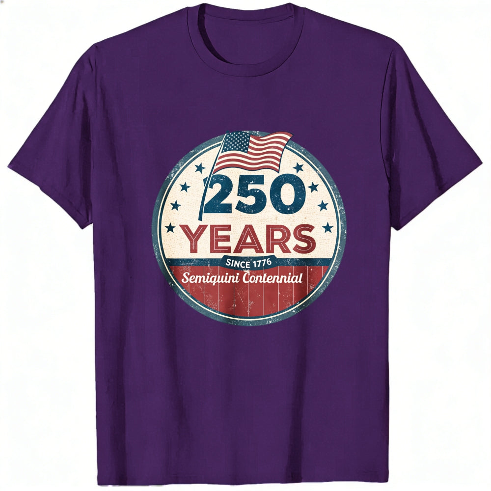 Patriotic American Flag Design Classic T-Shirt 250 Years Since 1776 Semiquincentennial