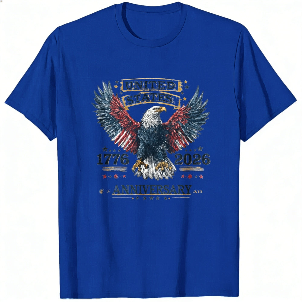 Patriotic Eagle Design Classic T-Shirt United States 1776 2026 Anniversary