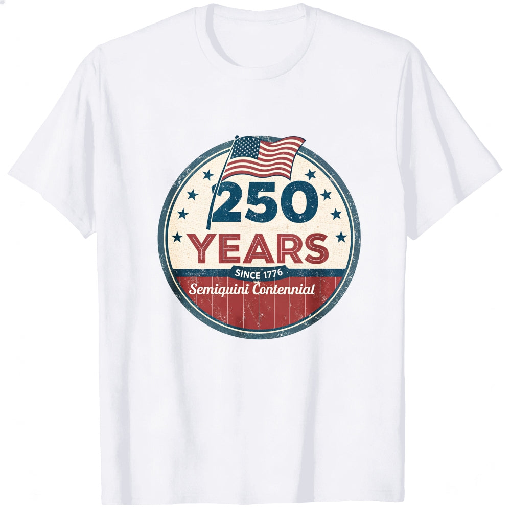 Patriotic American Flag Design Classic T-Shirt 250 Years Since 1776 Semiquincentennial