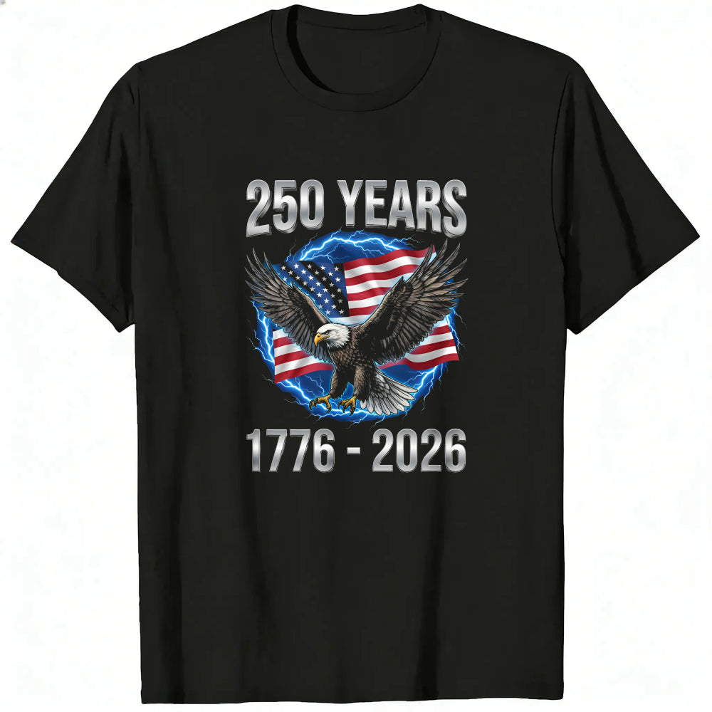 American Eagle Flag 250 Years 1776 2026 Classic T-Shirt