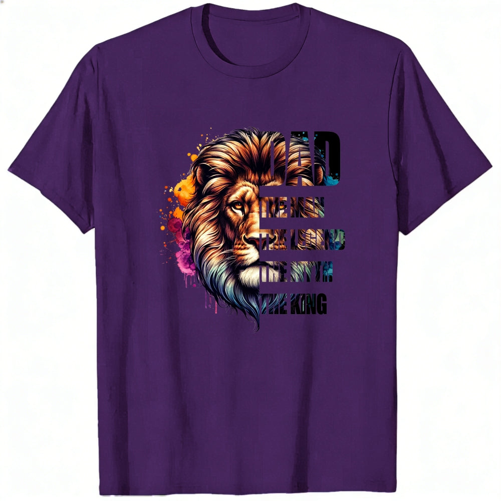 Lion Dad The Man The Legend The Myth The King Classic T-Shirt