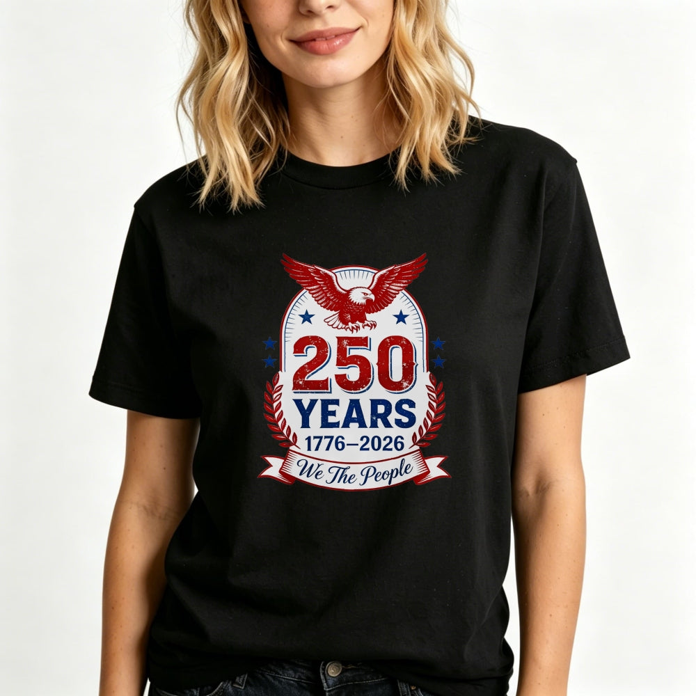 Patriotic American Eagle 250 Years 1776 2026 We The People Classic T-Shirt
