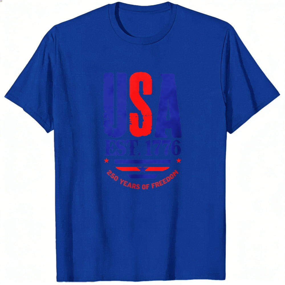Patriotic Usa Flag Design Classic T-Shirt 250 Years Of Freedom