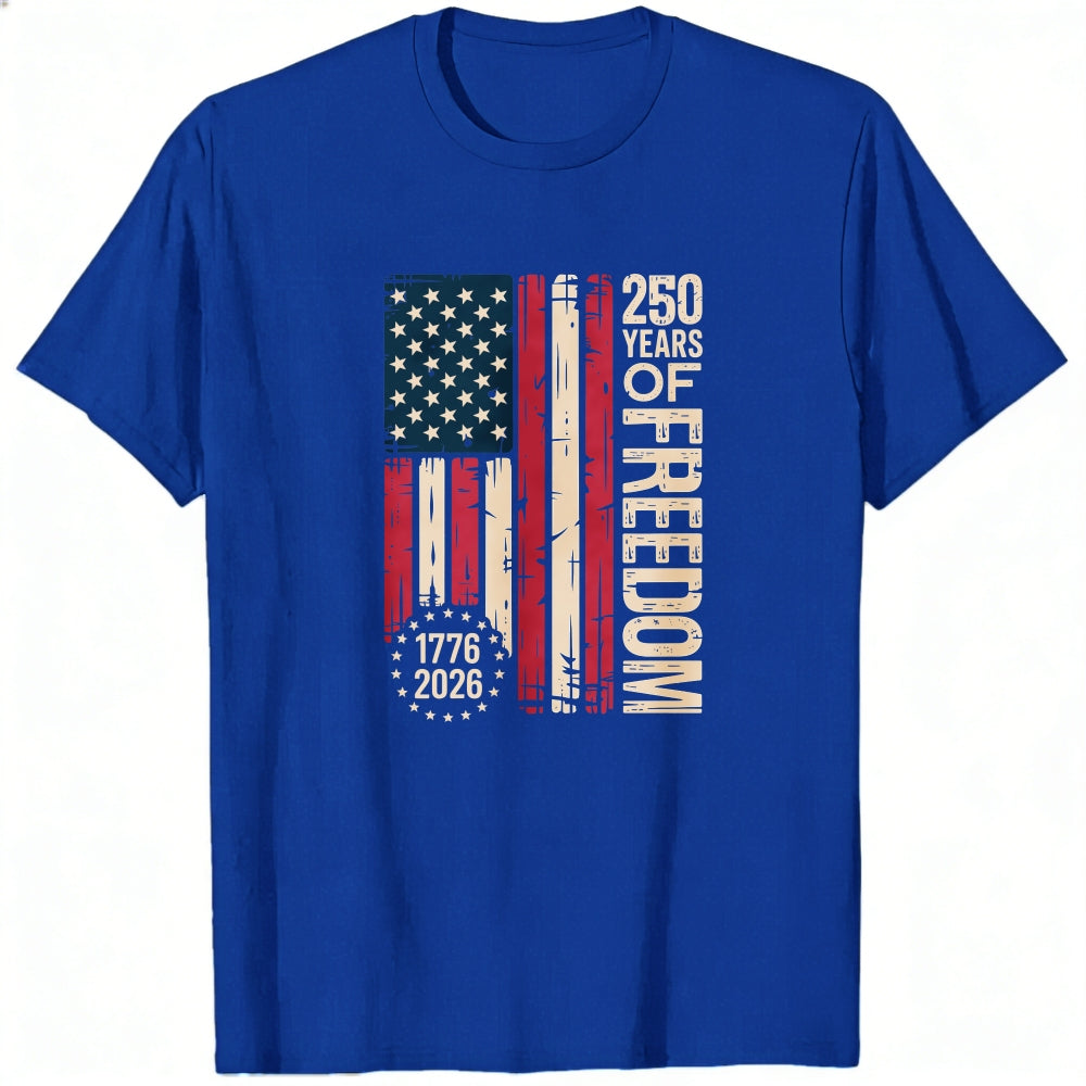 American Flag Design Classic T-Shirt 250 Years Of Freedom 1776 2026