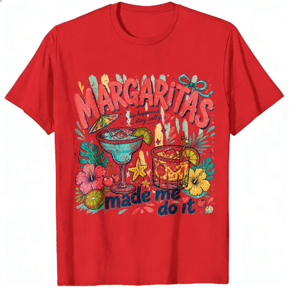 Funny Tropical Margaritas Made Me Do It Classic T-Shirt