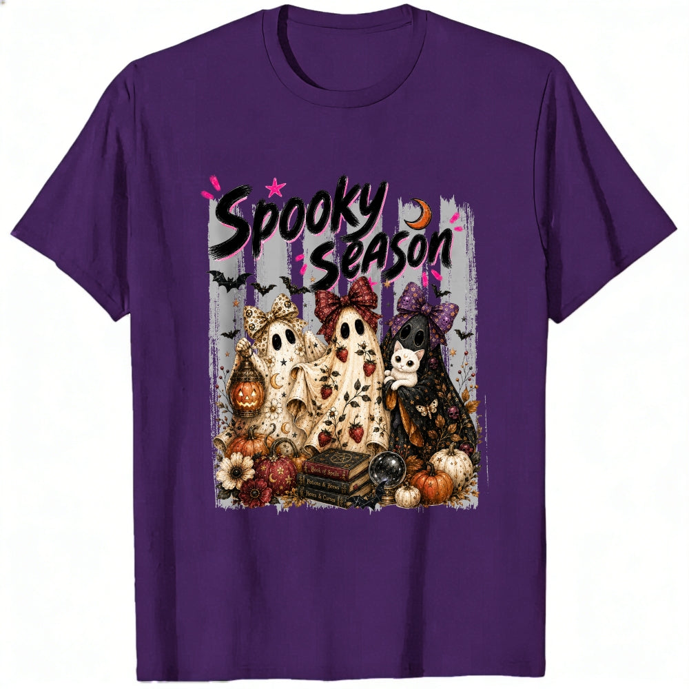 Halloween Spooky Season Ghosts Pumpkins Classic T-Shirt