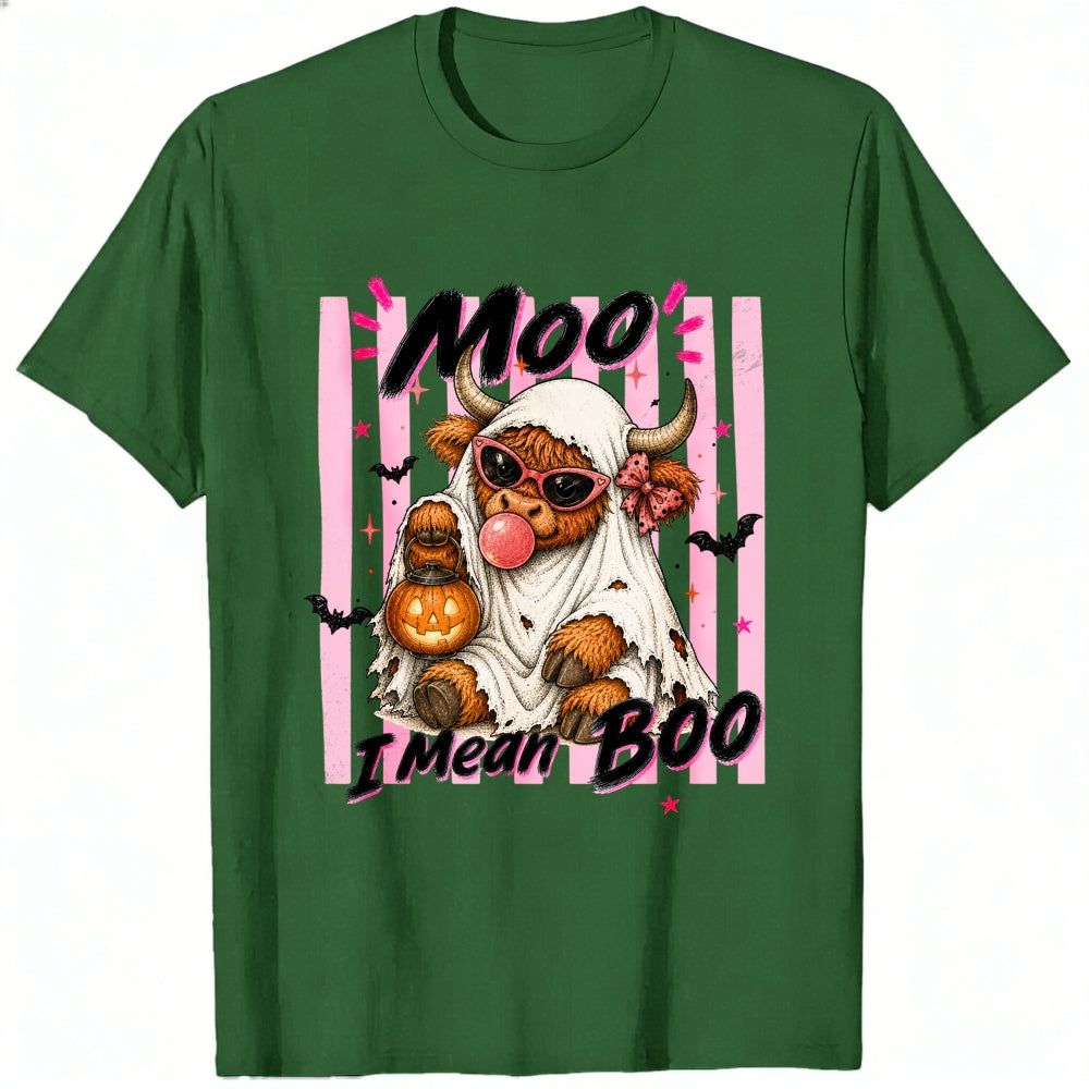 Funny Halloween Cow Ghost Moo I Mean Boo Classic T-Shirt