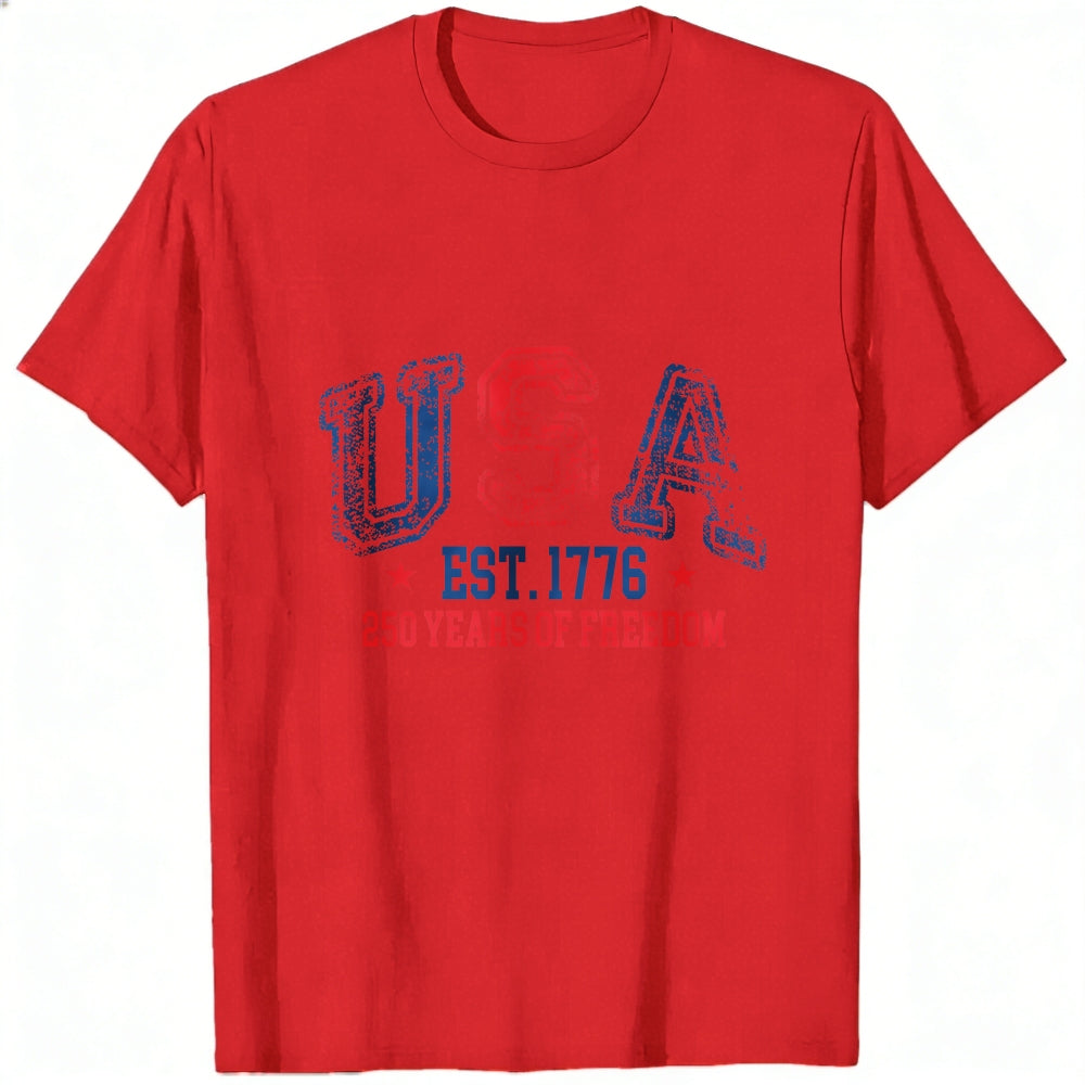Patriotic Usa Flag Design Classic T-Shirt 250 Years Of Freedom