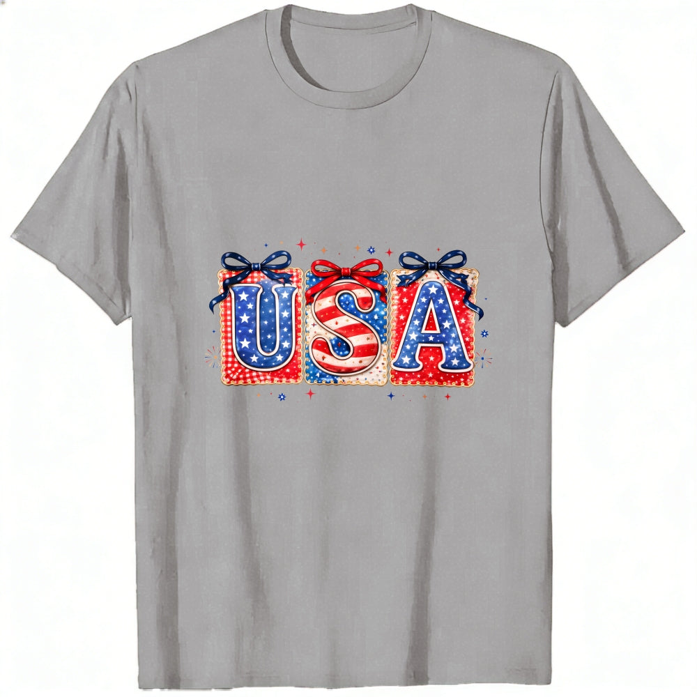 Patriotic Usa Flag Design Classic T-Shirt