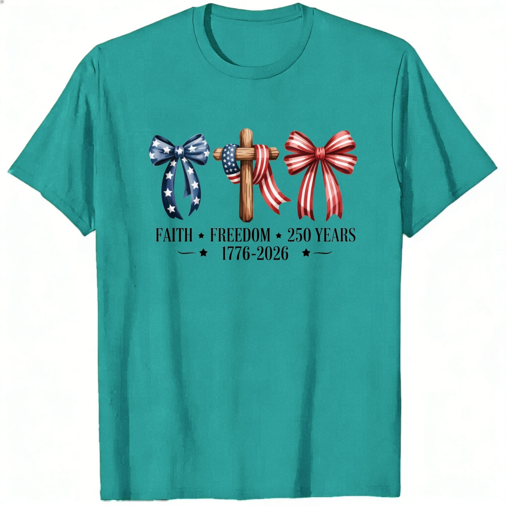 Patriotic Faith Freedom 250 Years Classic T-Shirt