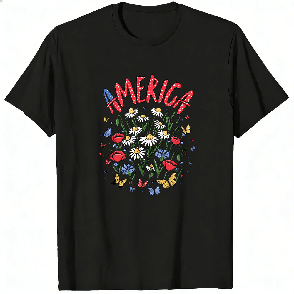 Floral Americana Classic T-Shirt