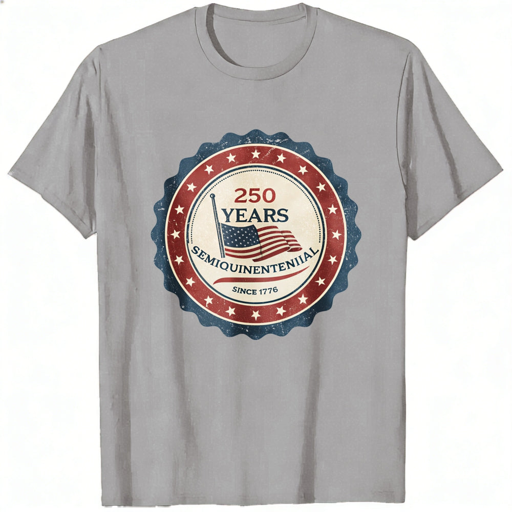Patriotic American Flag Design Classic T-Shirt 250 Years Semiquincentennial Since 1776