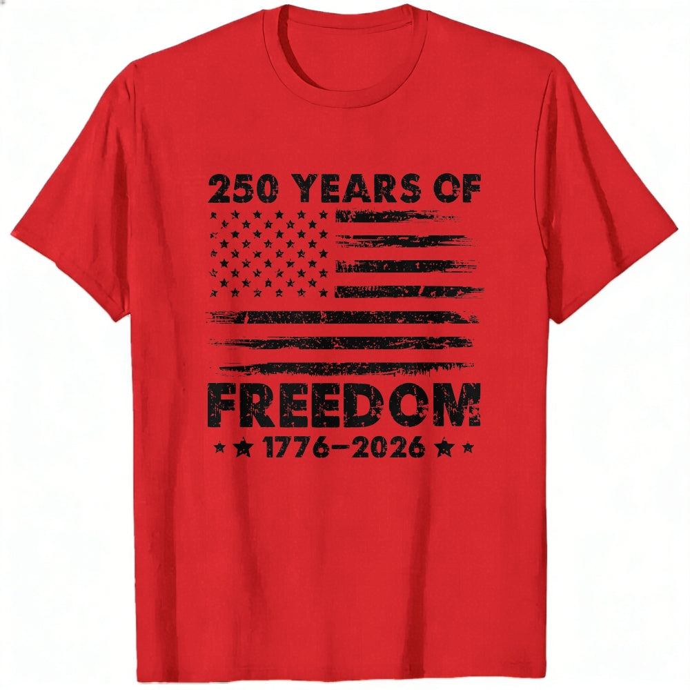 American Flag Design Classic T-Shirt 250 Years Of Freedom 1776 2026