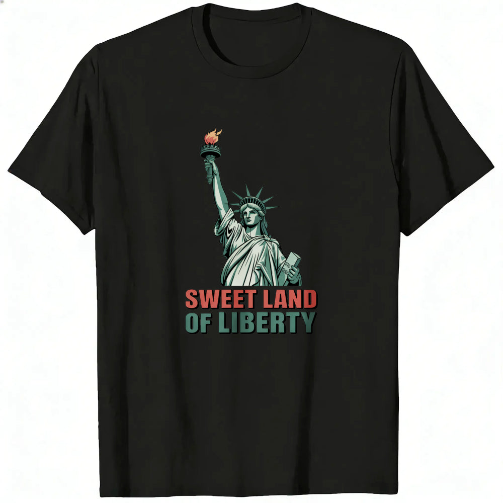 American Iconic Design Classic T-Shirt Sweet Land Of Liberty